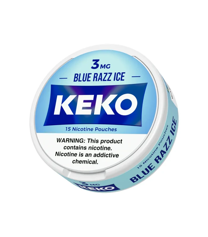 Blue Razz Ice - KEKO Nicotine Pouches