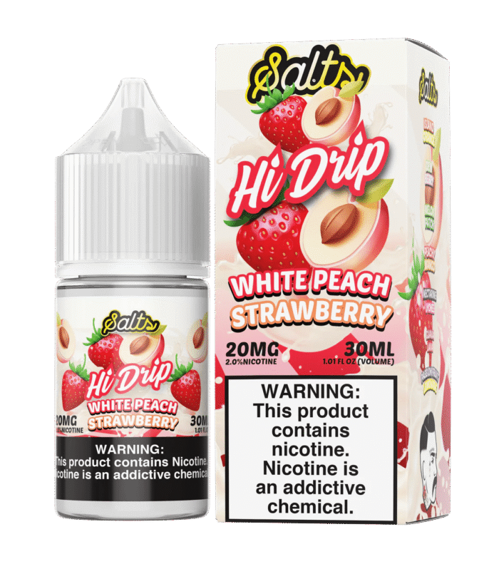 White Peach Strawberry SALT - Hi Drip - 30ml