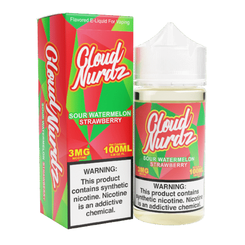 Sour Watermelon Strawberry - Cloud Nurdz - 100ml