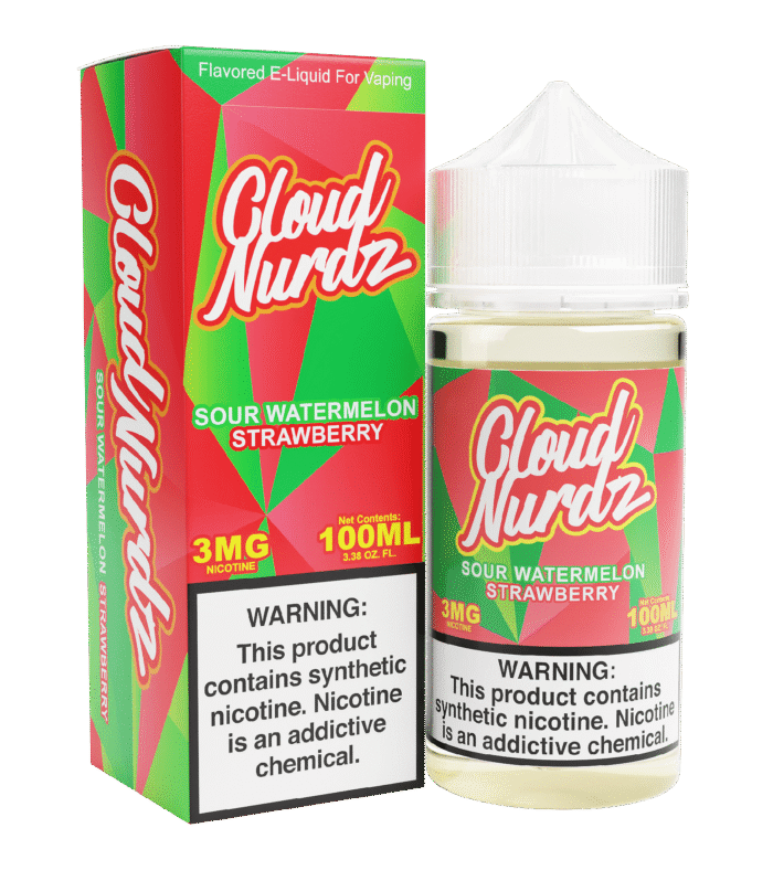 Sour Watermelon Strawberry - Cloud Nurdz - 100ml