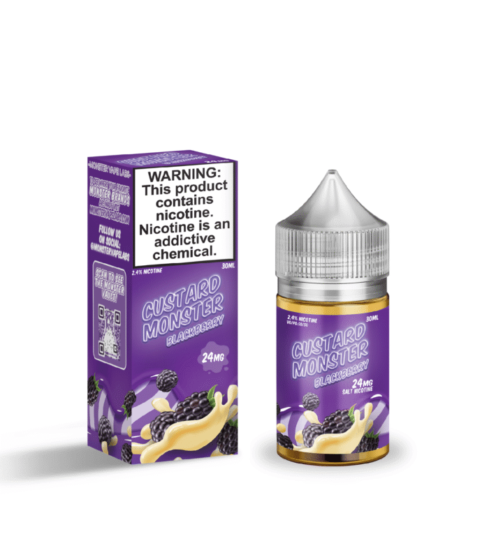 Blackberry SALT - Custard Monster - 30ml