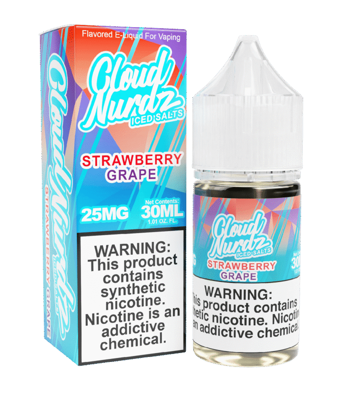 Strawberry Grape ICE SALT - Cloud Nurdz - 30ml