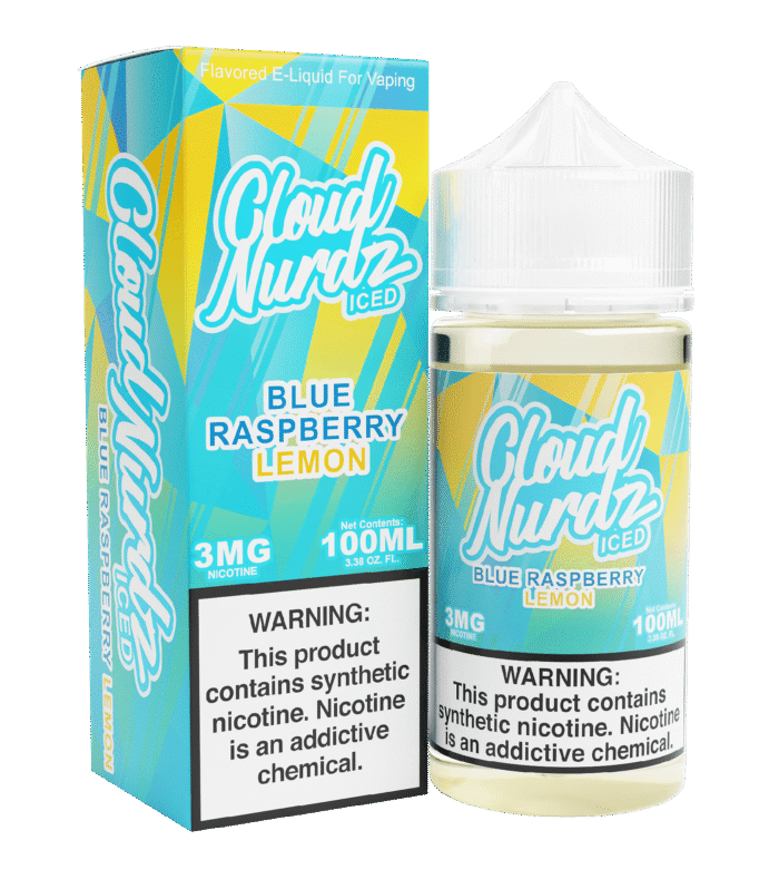 Blue Raspberry Lemon ICE - Cloud Nurdz - 100ml