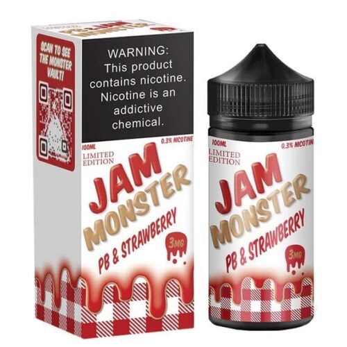 PB & Jam Strawberry - Jam Monster - 100ml