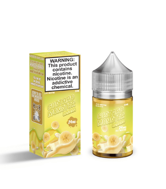 Banana Custard SALT - Custard Monster - 30ml