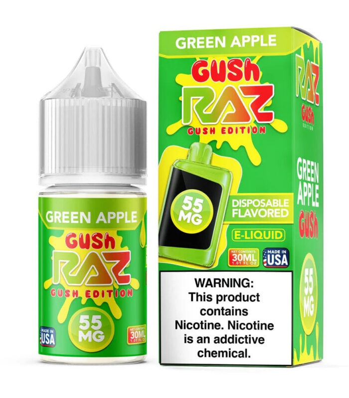 Green Apple Gush SALT - Pod Juice X RAZ - 30ml