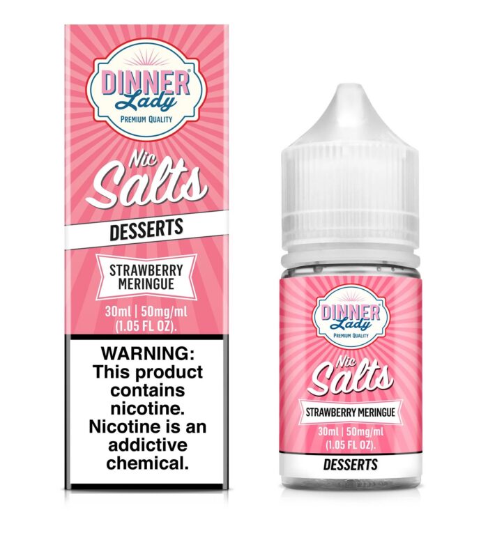 Strawberry Meringue SALT - Dinner Lady Dessert - 30ml