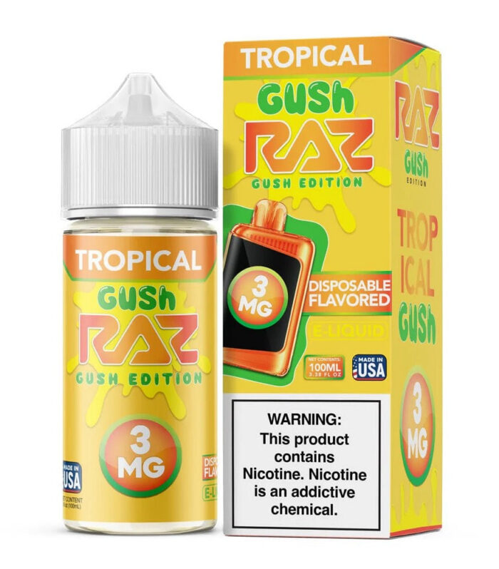 Tropical Gush - Pod Juice X RAZ E-Liquid  - 100ml