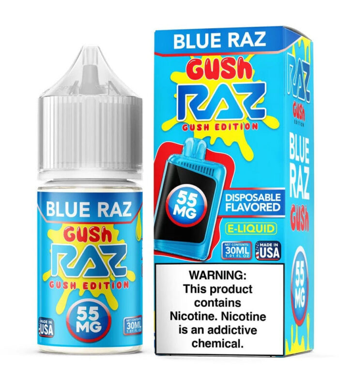 Blue Razz Gush SALT - Pod Juice X RAZ - 30ml