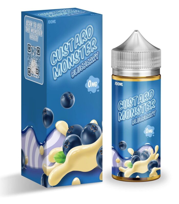 Blueberry Custard - Custard Monster - 100ml