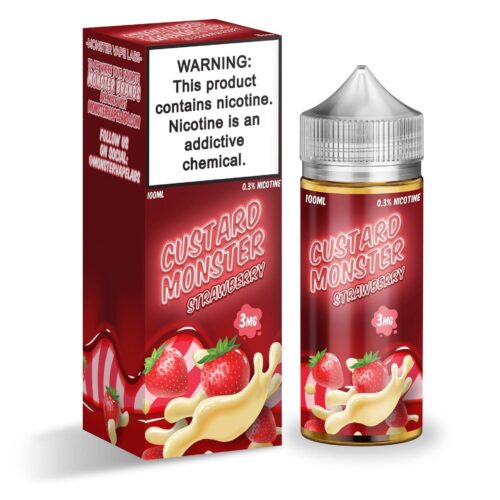 Strawberry Custard - Custard Monster - 100ml