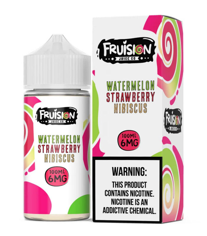 Watermelon Strawberry Hibiscus - Fruision Juice Co - 100ml