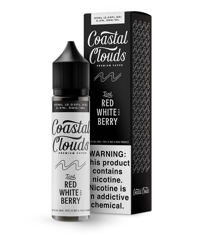 ICED Red White And Berry - Coastal Clouds - 60ml