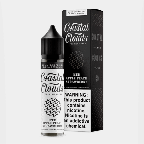 ICED Apple Peach Strawberry - Coastal Clouds - 60ml