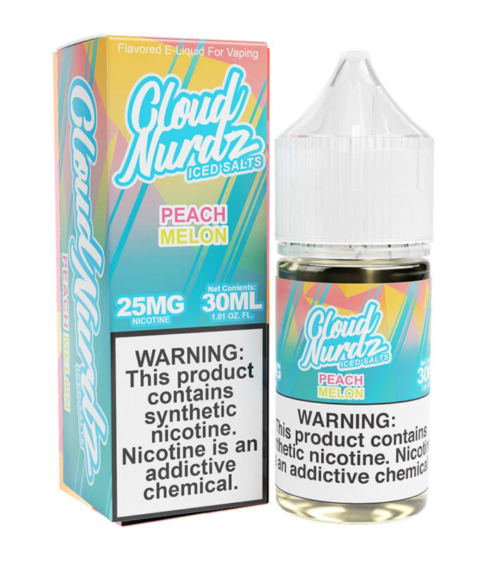 Peach Melon ICE SALT - Cloud Nurdz - 30ml