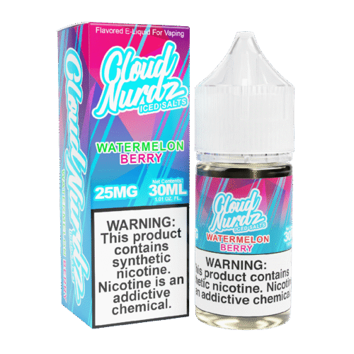 Watermelon Berry ICE SALT - Cloud Nurdz - 30ml