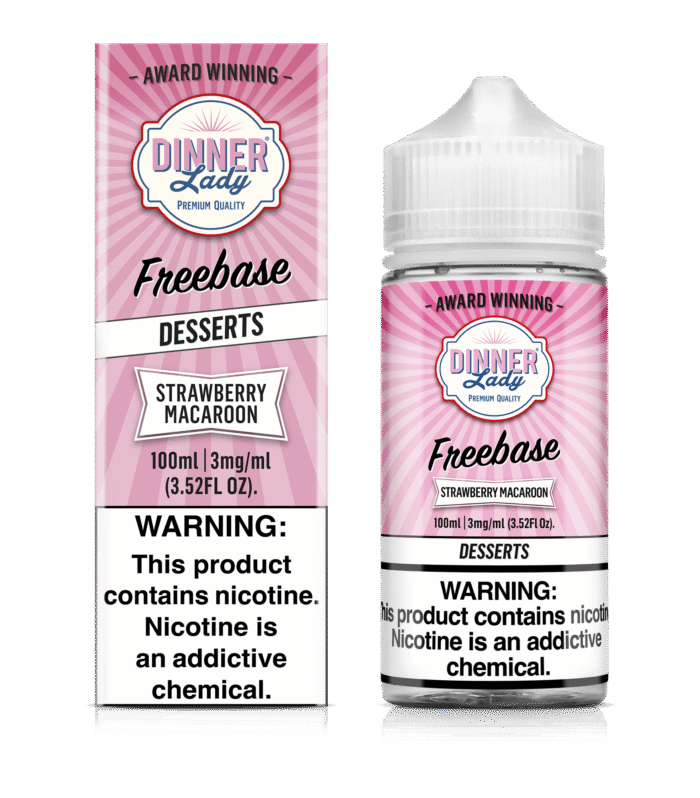 Strawberry Macaron - Dinner Lady Desserts - 100ml