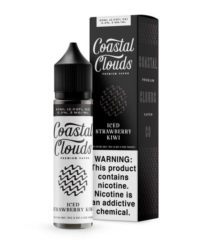 ICED Strawberry Kiwi - Coastal Clouds - 60ml